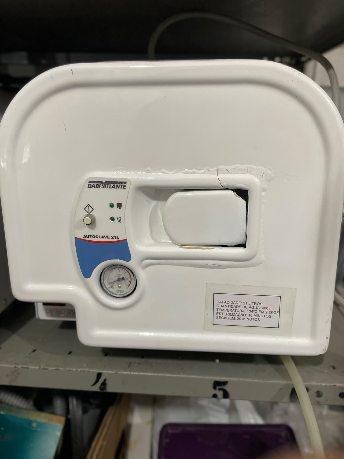 Manutenção de autoclave