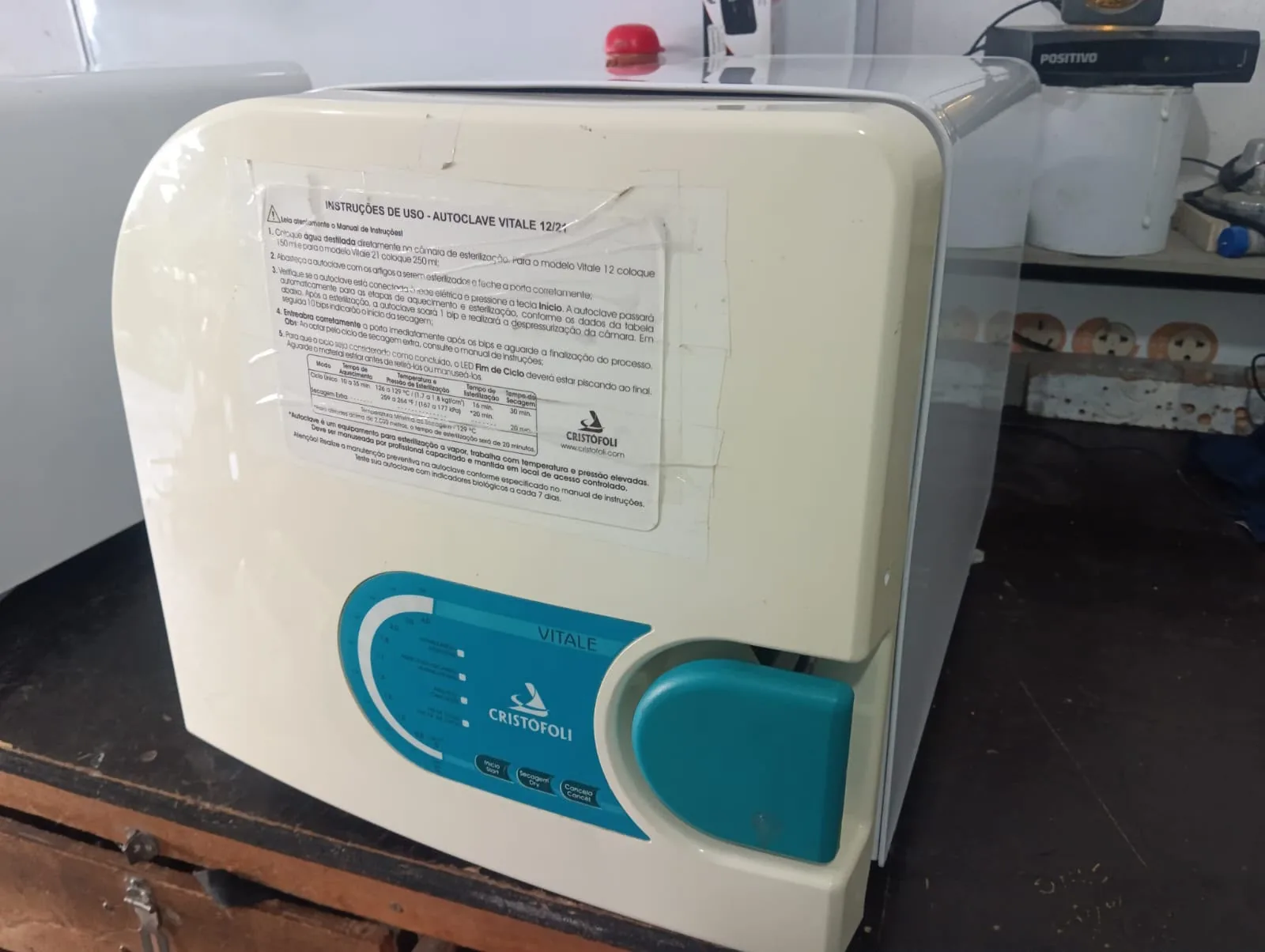 Manutenção de autoclave
