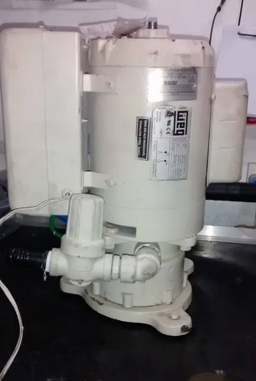 Manutenção de bomba de vácuo
